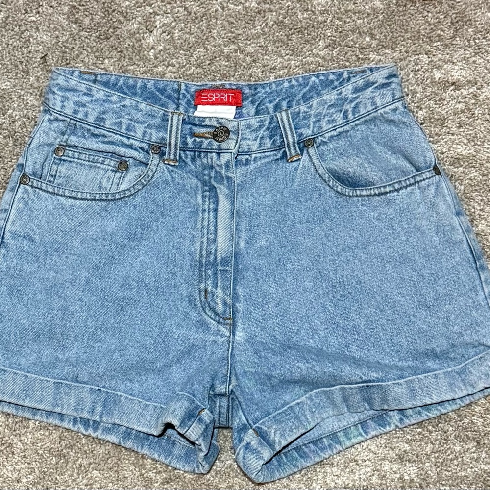 Esprit Light Blue Jean Shorts for Women